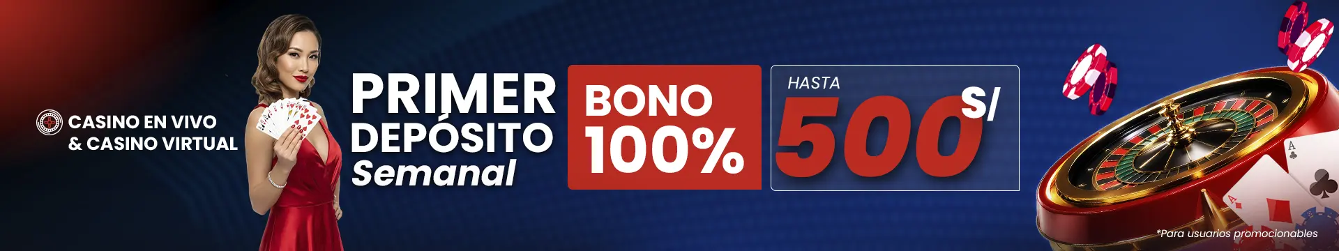 Banner bono primer depósito