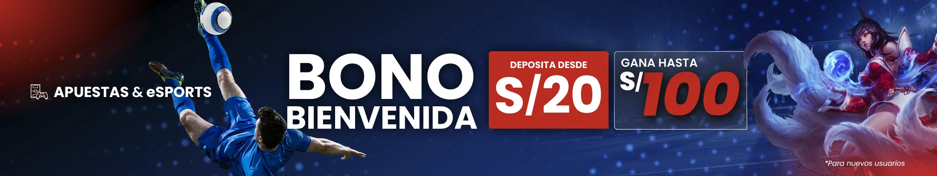 Banner bono primer depósito