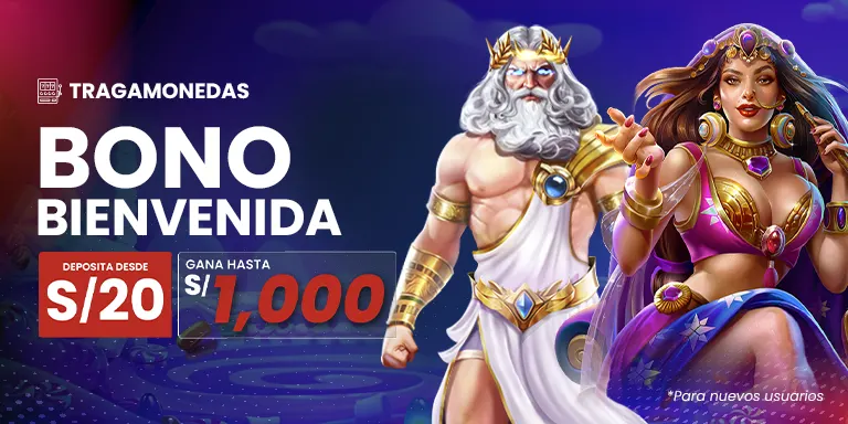 Bono bienvenida tragamonedas en JOKERBET.pe: 4 bonos de hasta S/ 1,000 para slots