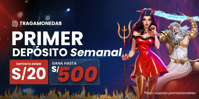 Promoción semanal para tragamonedas en JOKERBET.pe: duplica tu depósito de S/ 500