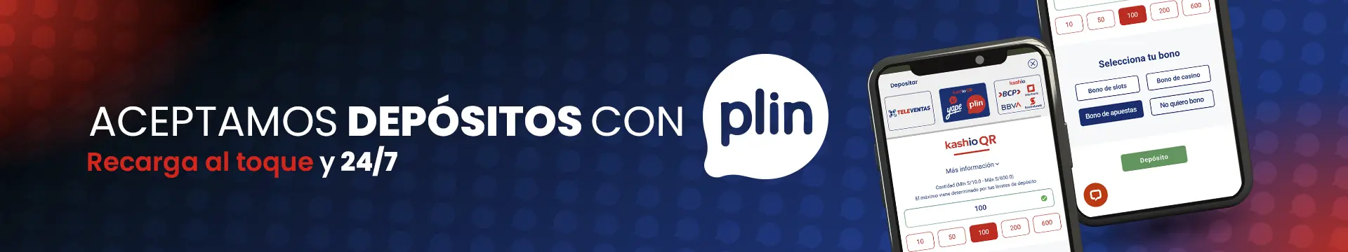 Casino online con PLIN en Perú