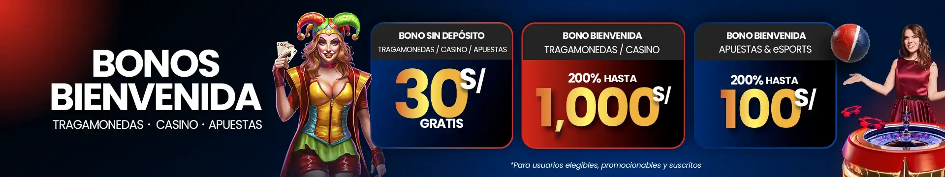 Bonos de Bienvenida JOKERBET: Elige tu promoción de inicio para casino y apuesta