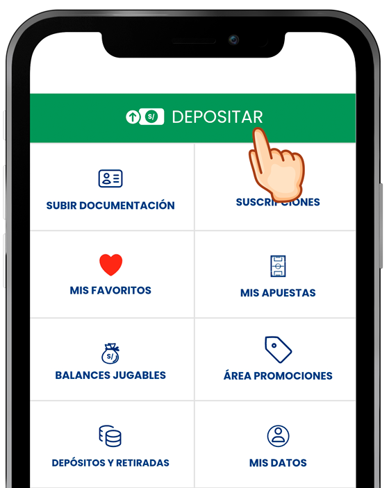 Paso 1: Seleccionar TELEVENTAS como método de depósito