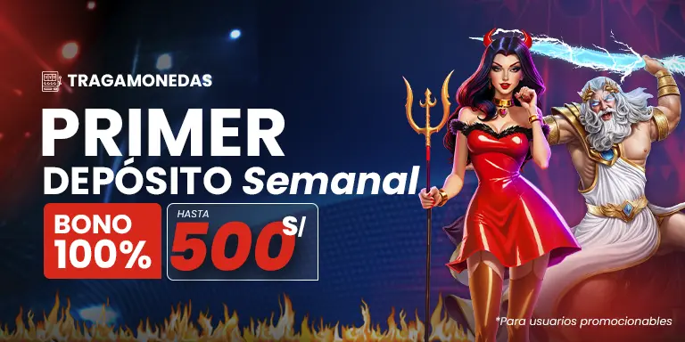 Promoción semanal para tragamonedas en JOKERBET.pe: duplica tu depósito de S/ 500